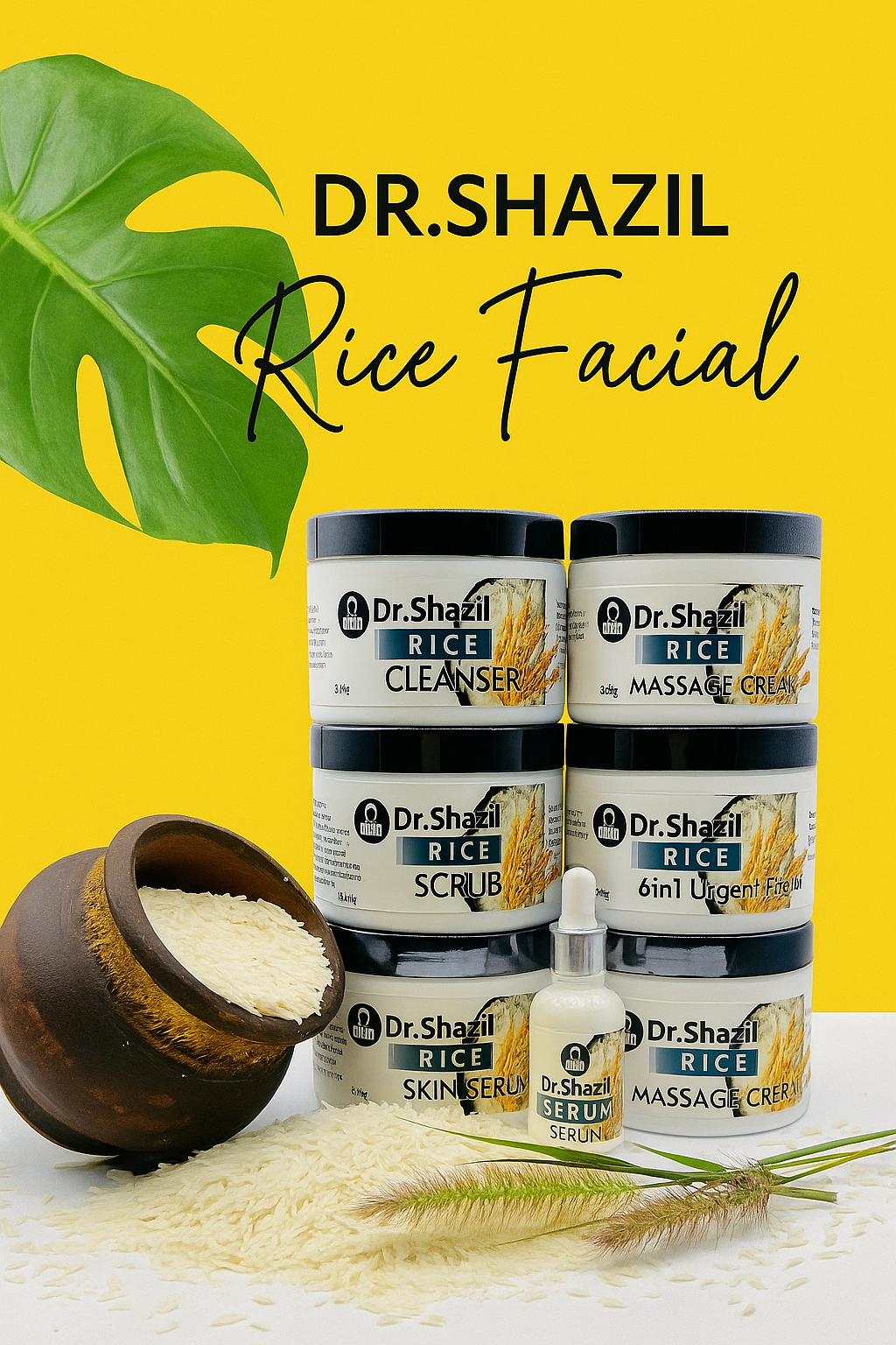 Dr.Shzail Rice Facial set
