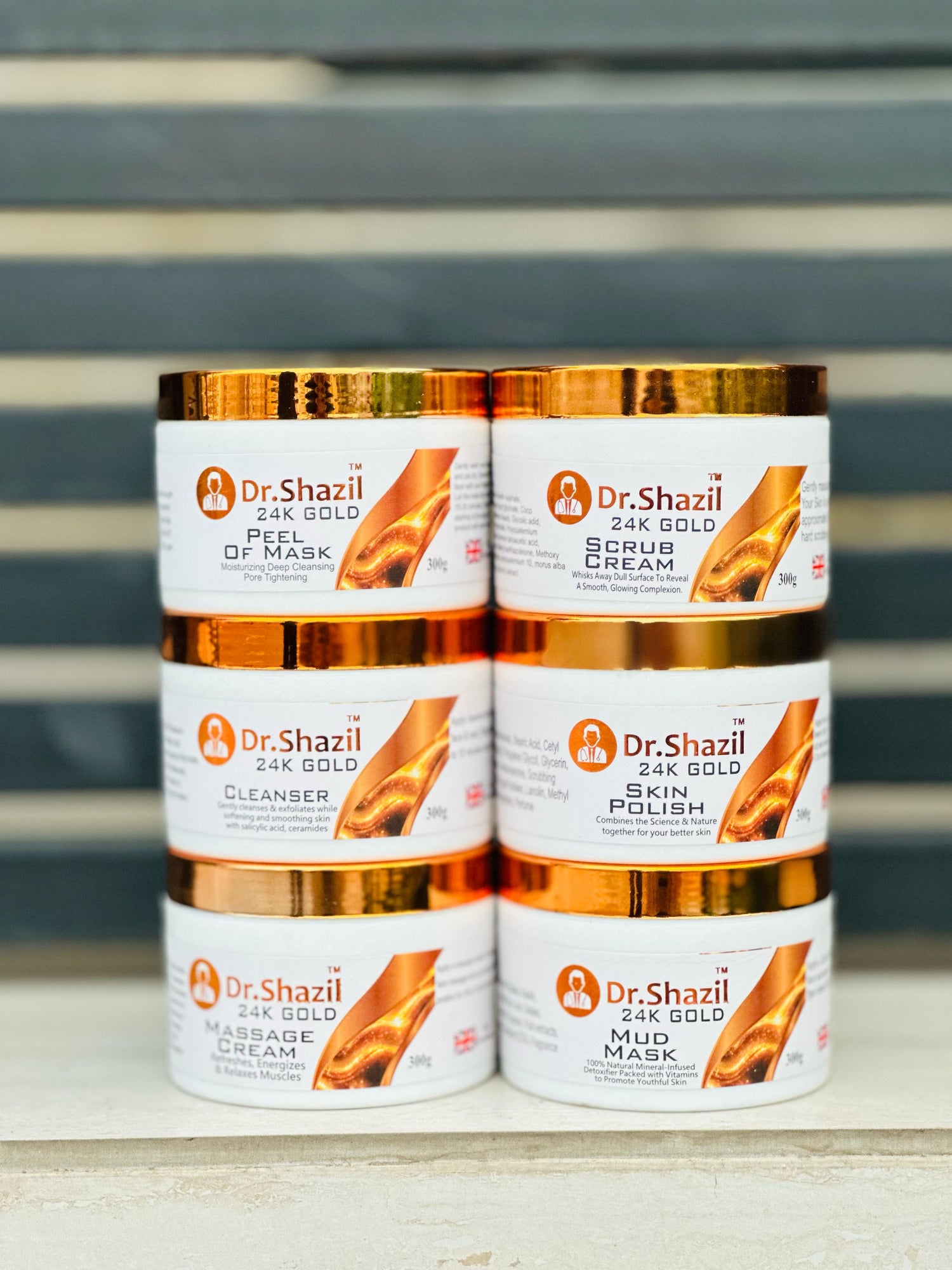 Dr.shazil 24k gold facial set