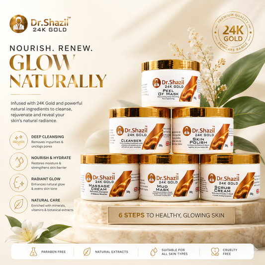 Dr.shazil 24k Gold Facial Set