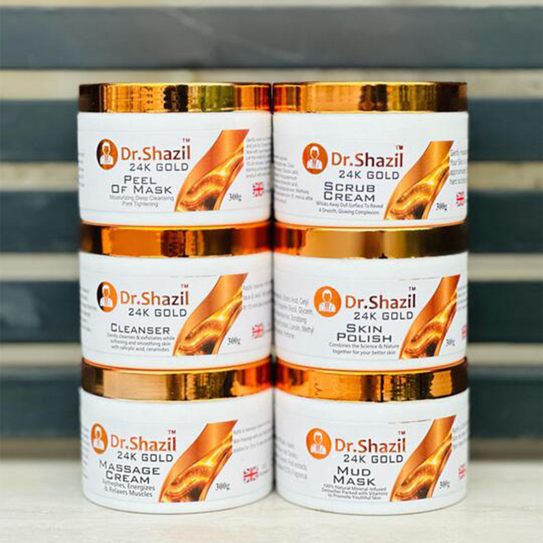 Dr.shazil 24k Gold Facial Set