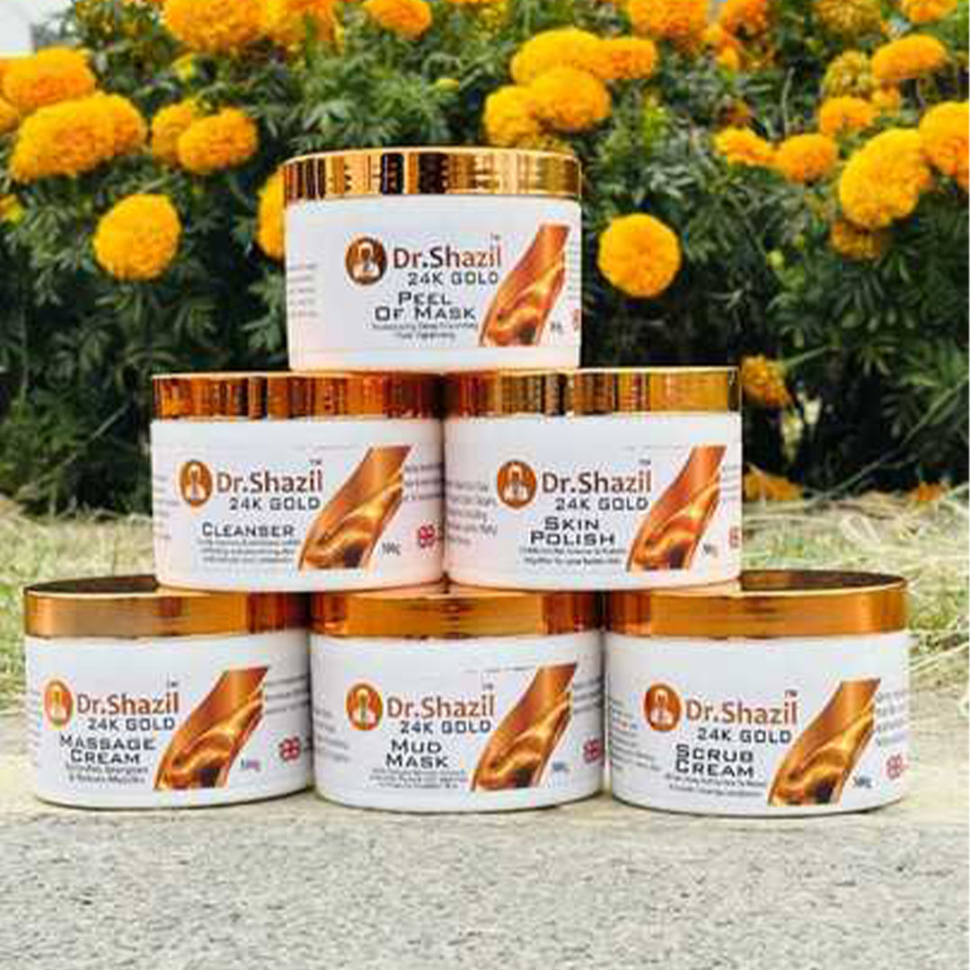 Dr.shazil 24k Gold Facial Set