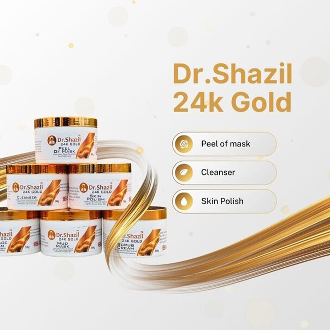 Dr.shazil 24k Gold Facial Set